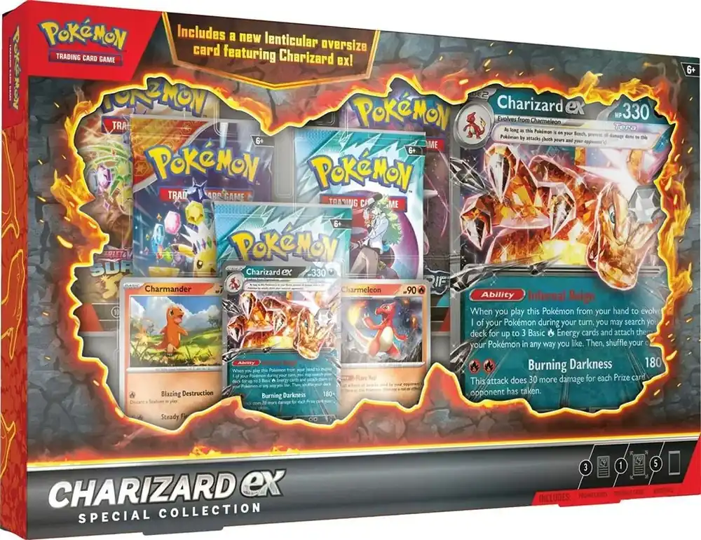 The Pokémon - Charizard ex Special Collection | Precis inkommet