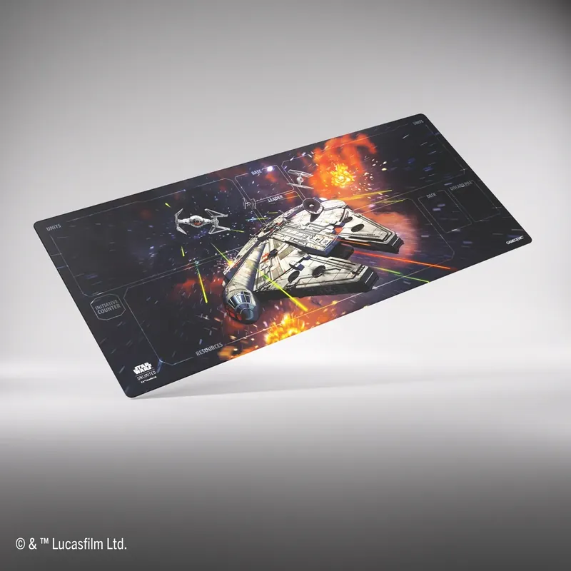 Köp nu | Gamegenic - Star Wars Unlimited Xtra-Wide Game Mat - Millenium Falcon