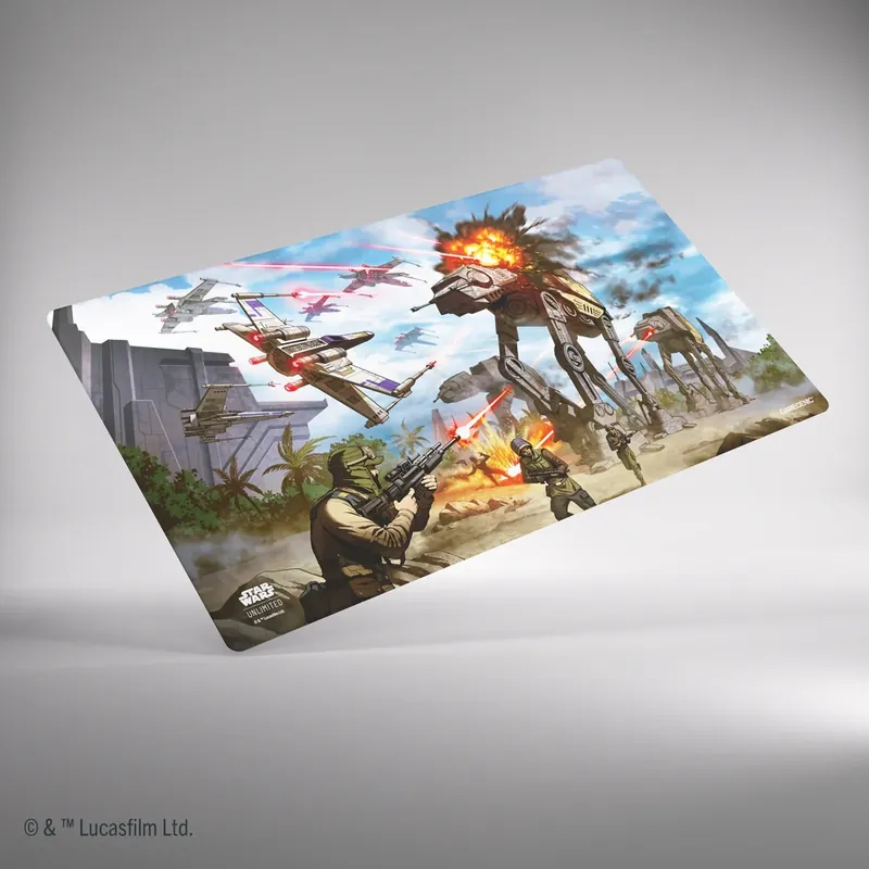 Kampanjpris | Gamegenic - Star Wars Unlimited Game Mat - Battle of Scarif