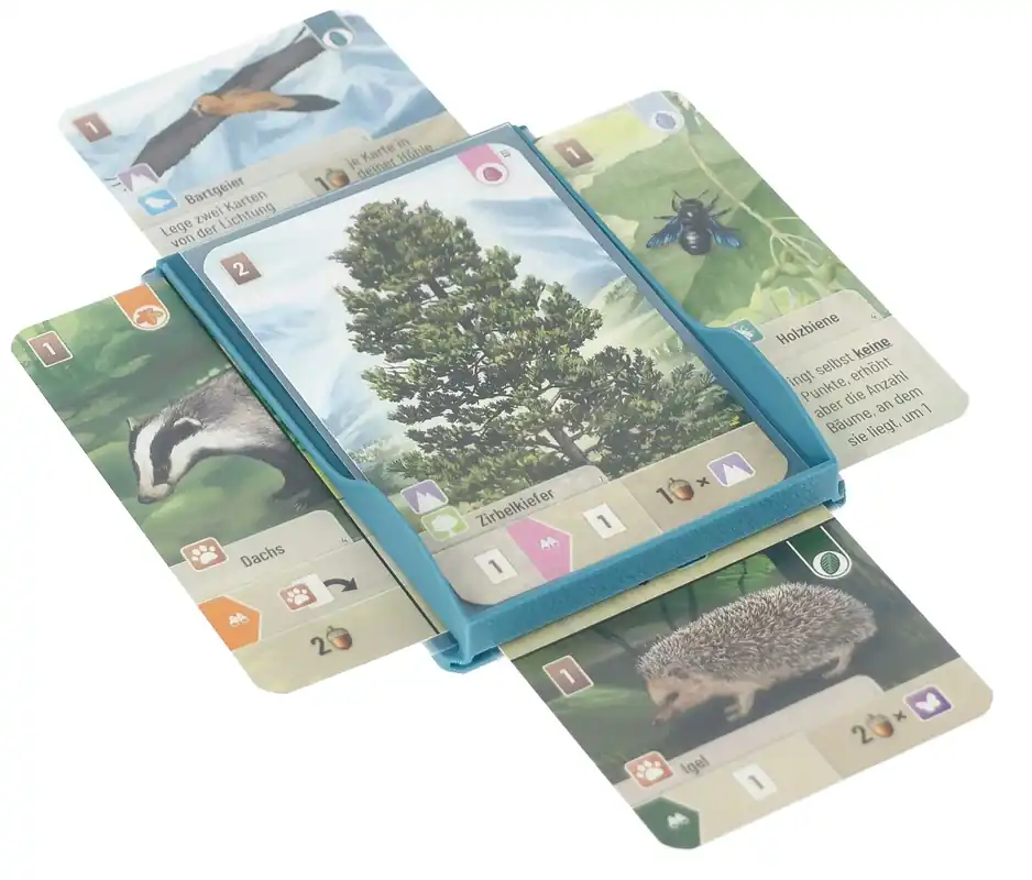 5 pcs set Feldherr card tray for Forest Shuffle - Tree Cards - Bästa pris