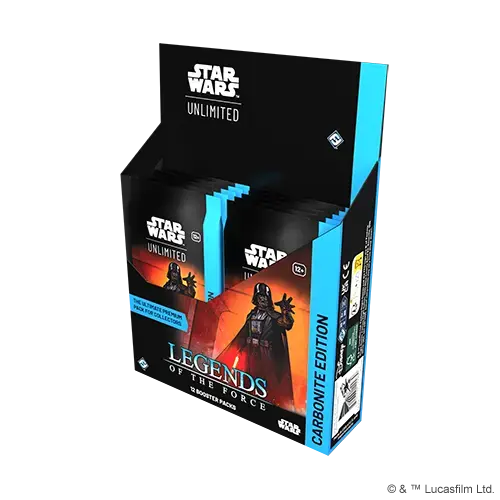 Star Wars Unlimited - Legends of the Force Carbonite Booster Display (12 Booster) | Specialpris