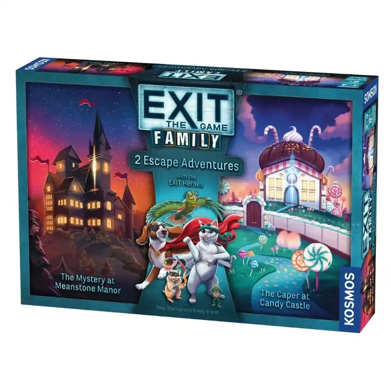 Populär - Exit Family The Mystery at Meanstone Manor, The Caper at Candy Castle (en)
