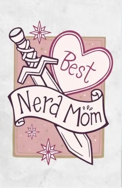 Rea | Gratulationskort Best Nerd Mom