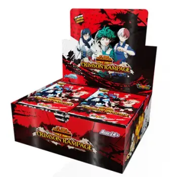 My Hero Academia Collectible Card Game - Booster Display Series 02 Crimson Rampage (24 Boosters) - Säker betalning