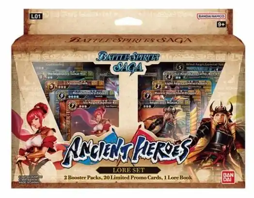 Battle Spirits Saga - LORE SET 01 ANCIENT HEROES | Extra bra pris