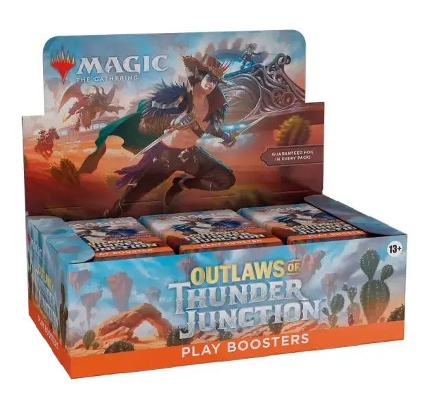Få kvar i lager | Magic The Gathering - Outlaws of Thunder Junction Play Booster Display (36 Packs)