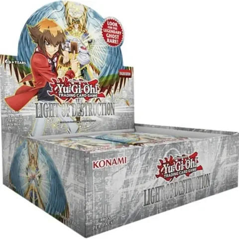 Yu-Gi-Oh! - Light of Destruction Unlimited Reprint - Booster Display (24 Packs) | Storsäljare