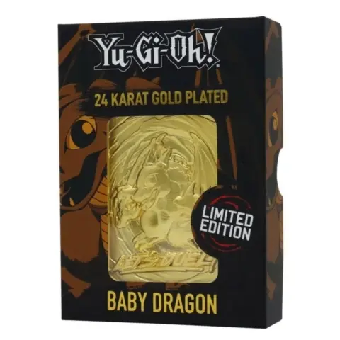 Yu-Gi-Oh! Limited Edition Gold Card Collectibles - Card Baby Dragon - Hög kvalitet