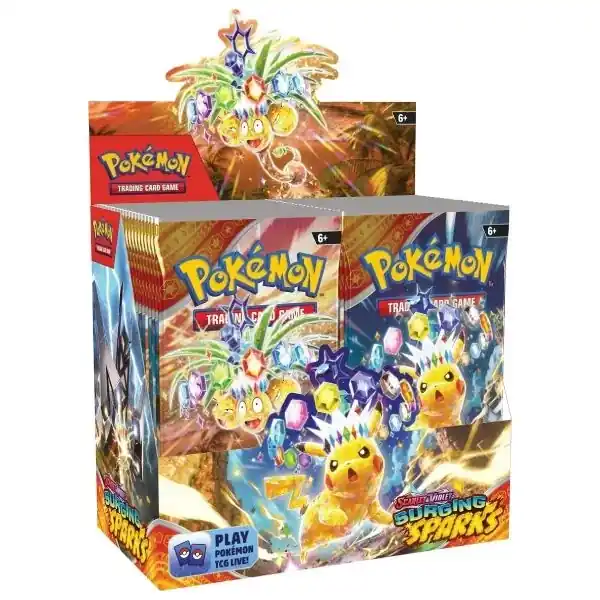 Precis inkommet - Pokémon TCG - Scarlet & Violet 8 Surging Sparks Booster Display (36 Booster) (Max 1 per kund)