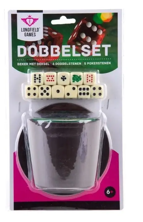 Spara nu | Poker Cup With Lid And Dice