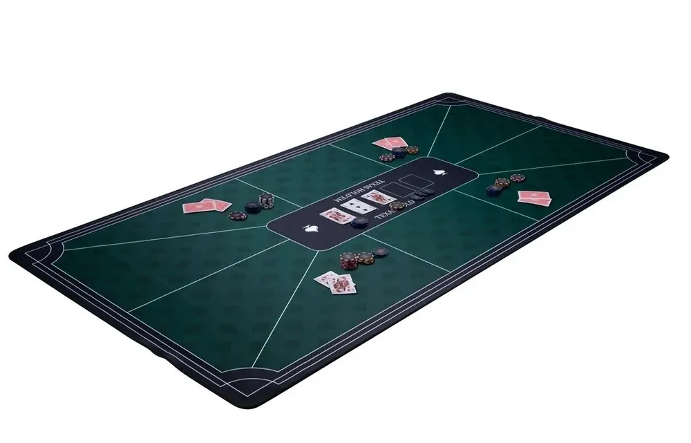 Pokermatta grön (180x90cm) | Rabatt