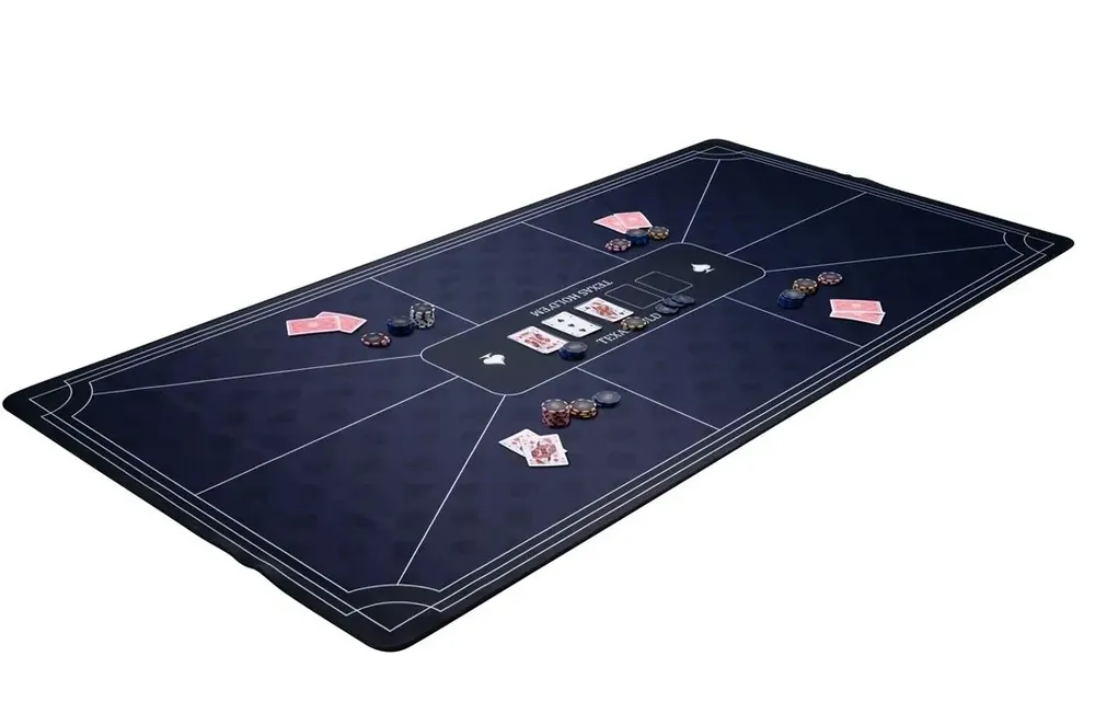 Pokermatta Bla 180x90cm | Direkt från tillverkaren