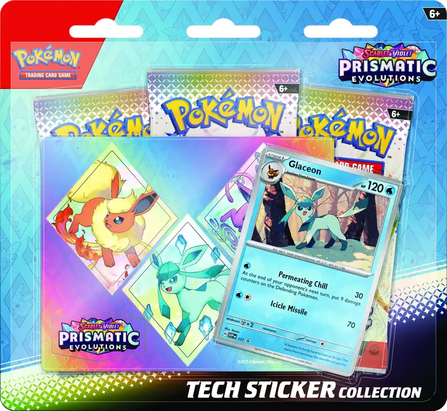 Dagens erbjudande | Pokémon TCG Scarlet & Violet - Prismatic Evolutions Tech Sticker Collection