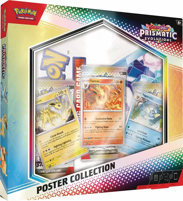 Pokémon TCG Scarlet & Violet - Prismatic Evolutions Poster Collection - Erbjudandet går snart ut