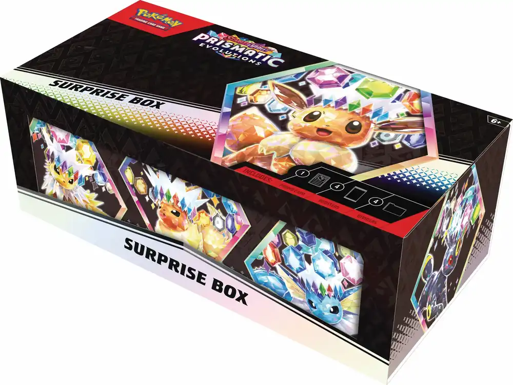 Handla online - Pokémon TCG Scarlet & Violet - Prismatic Evolutions Surprise Box Collection