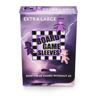 (65x100mm) Board Game Sleeves - Non-Glare EXTRA LARGE 50 pack | Tryggt köp