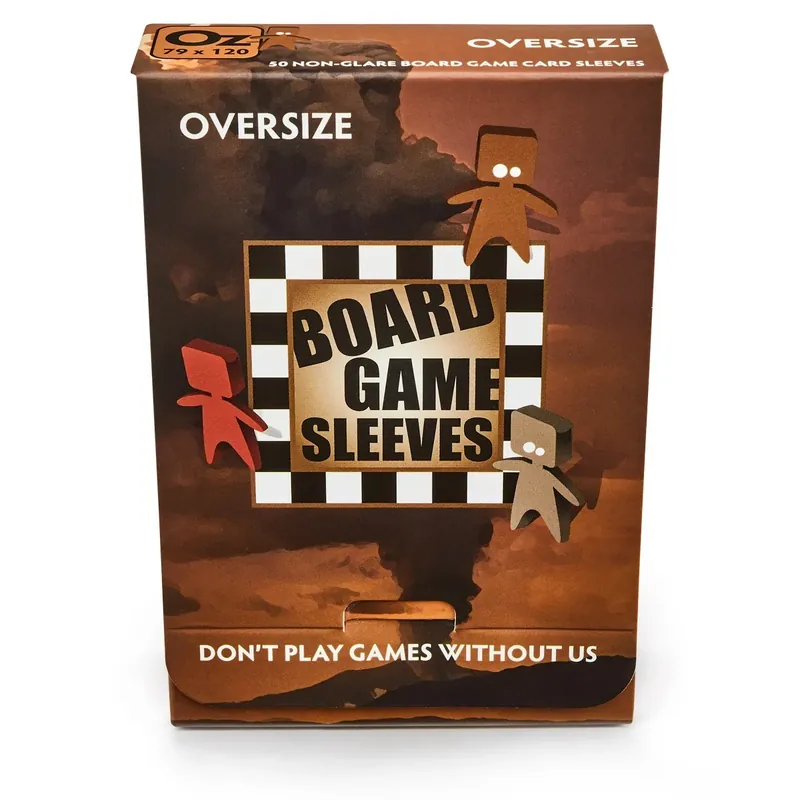 (79x120mm) Board Game Sleeves - Non-Glare OVERSIZE 50 pack | Fabrikspris