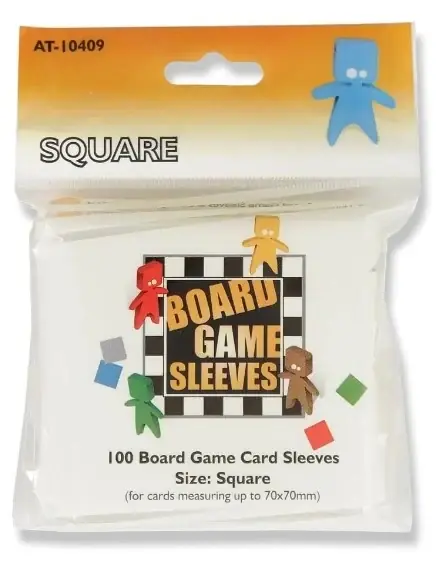Bra pris just nu - (70x70mm) Board Game Sleeves - Square - 100pack
