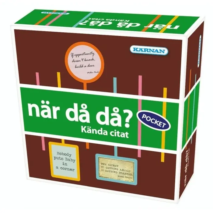 När då då? Kända citat (Pocket) - Försäljningssuccé