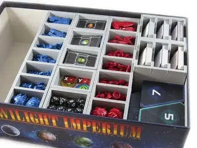Folded Space Twilight Imperium 4 Insert | Precis tillagt