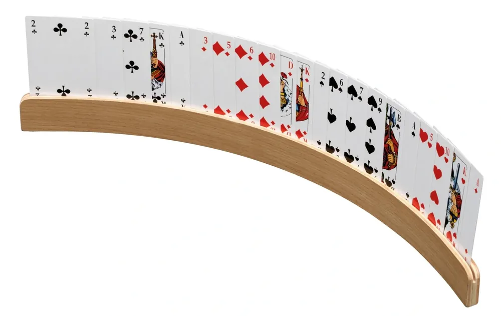 Playing card holder, wood, 50 cm (6695) - Populärt just nu