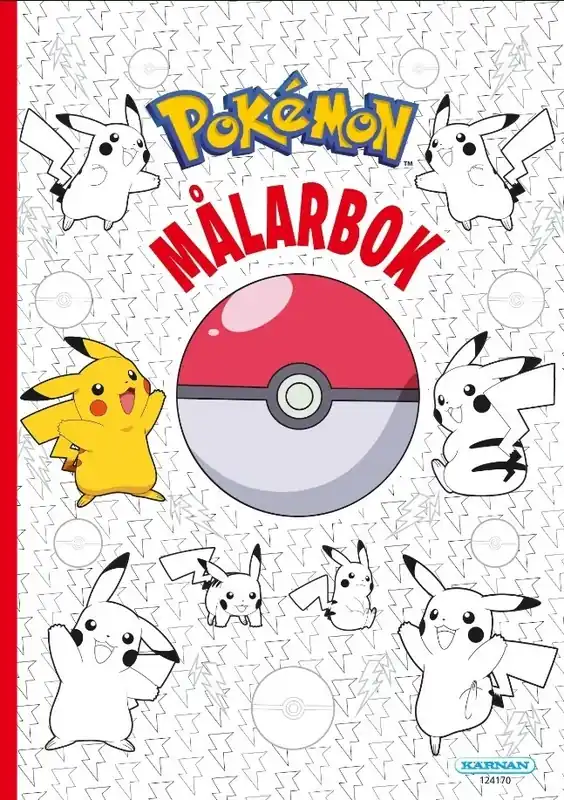 Pokémon- Målarbok - Ny produkt