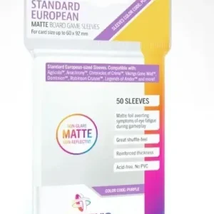 (62x94 mm) Gamegenic - Matte Standard European Sleeves | Rabatter
