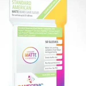 (59X91 mm) Gamegenic - Matte American Sleeves - Nyinkommet