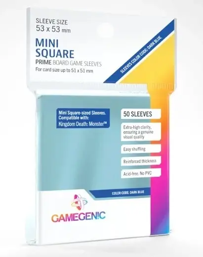(53x53 mm) Gamegenic - PRIME Mini Square Sleeves | Bästsäljare