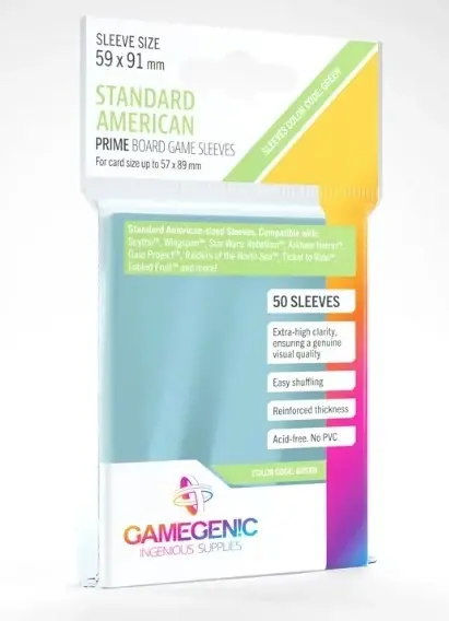 Missa inte erbjudandet - (59X91 mm) Gamegenic - PRIME American Sleeves