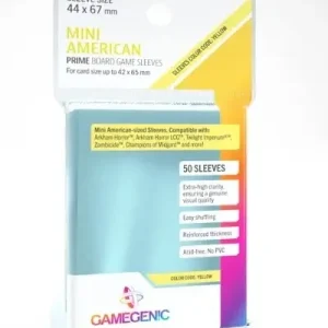 (44x67 mm) Gamegenic - PRIME Mini American Sleeves - Precis inkommet