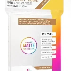 (67x103 mm) Gamegenic - Matte 7 Wonders Sleeves | Nyhet hos oss