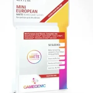 (46x71 mm) Gamegenic - Matte Mini European Sleeves | I lager