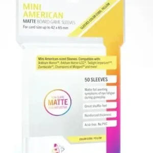 (44x67 mm) Gamegenic - Matte Mini American Sleeves | Nyhet