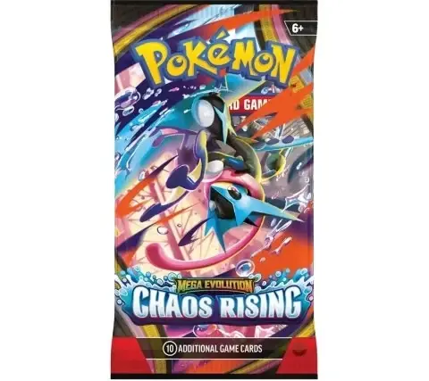 Pokémon TCG Mega Evolution - Chaos Rising Booster (Max 24 per kund) - Mycket populär