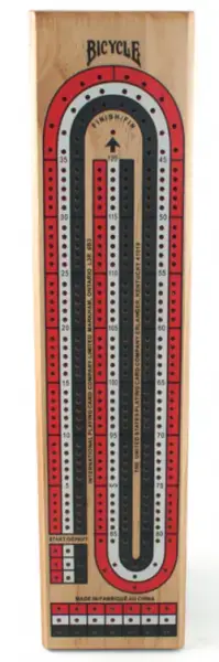 Riktigt fynd - Bicycle Cribbage Board 3 Track Color Coded