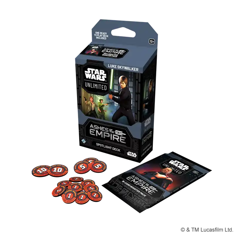 Star Wars Unlimited - Ashes of the Empire Spotlight Deck Luke Skywalker - Fabrikspris