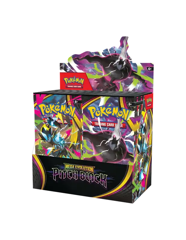 Pokémon TCG Mega Evolution - Pitch Black Booster Display (36 Booster) Max 1st per kund | Spara nu