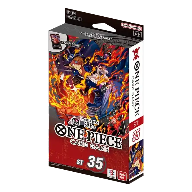 Fabrikspris | One Piece Card Game ST35 Starter Deck - Red Black Sabo