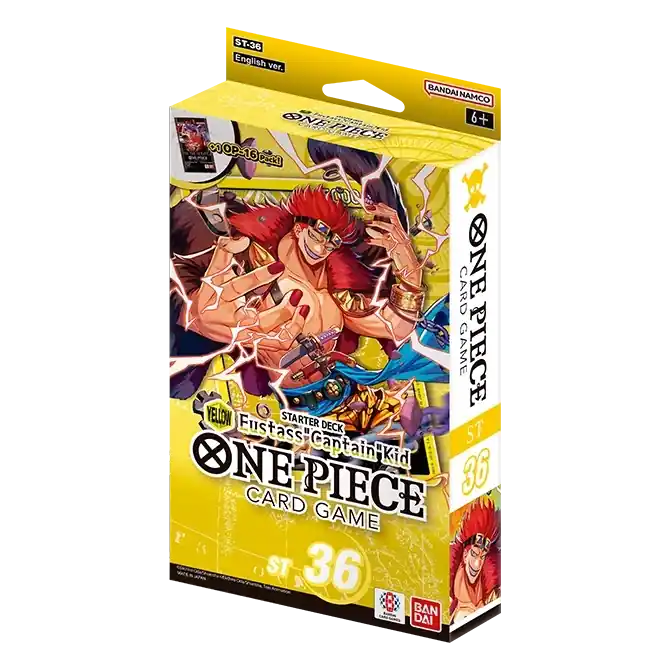 Premium - One Piece Card Game ST36 Starter Deck - Yellow Eustass Captain Kid