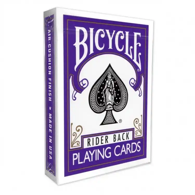 Trygg betalning - Bicycle Rider Standard Poker cards - Violet