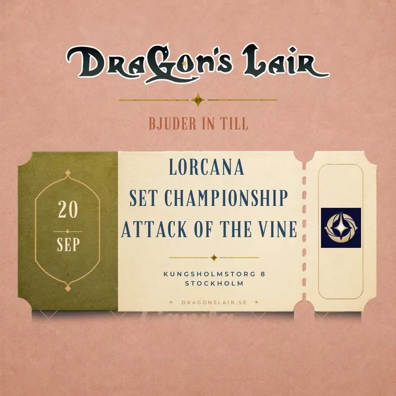 Välkommen till Dragon’s Lair Set Championship Attack of the Vine | Expressfrakt