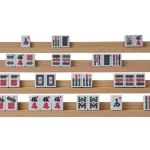 Wooden Mah Jongg tile rack, 35 cm (6697) - Storsäljare