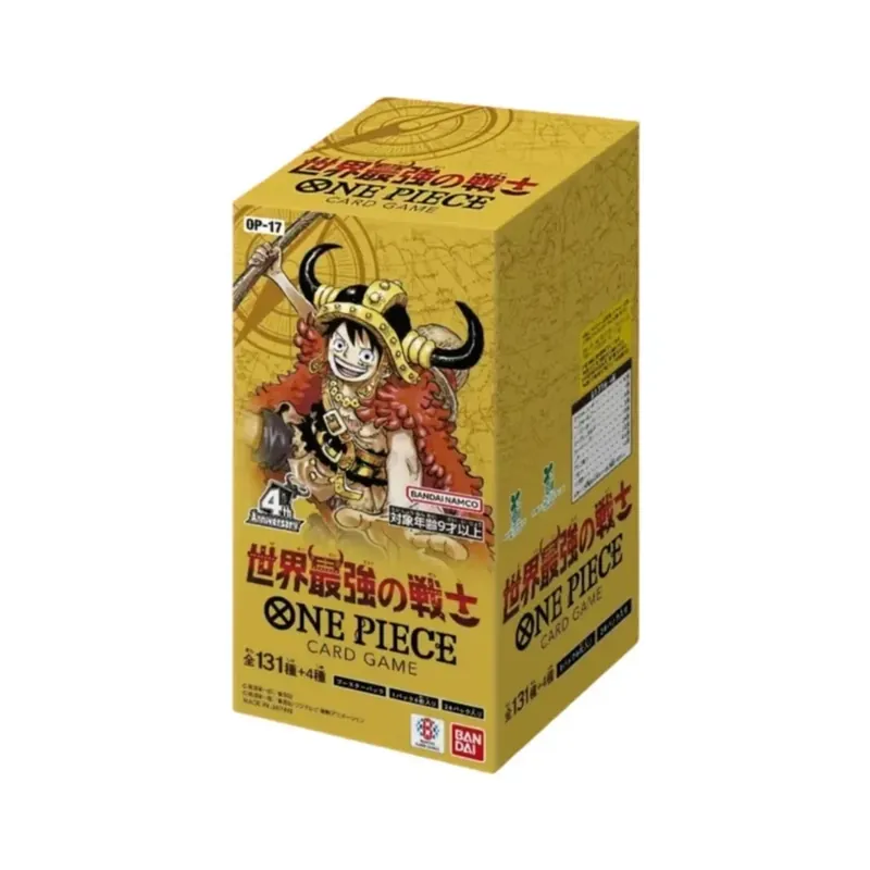 One Piece TCG OP-17 The World‘s Strongest Warrior Booster Box (24 packs) (Japansk) | Mycket populär