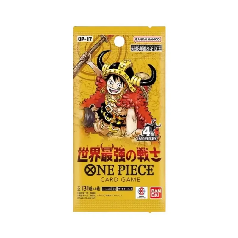 Efterfrågad - One Piece TCG OP-17 The World‘s Strongest Warrior Booster Pack (Japansk)