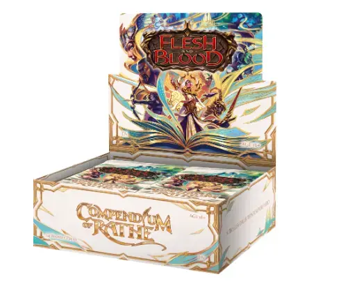 Fynd - Flesh Blood Tcg Compendium Of Rathe Booster Display 24 Packs Flesh Blood
