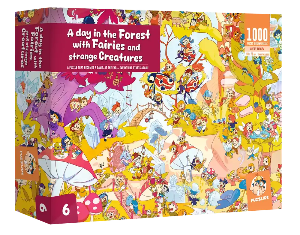 A Day in the Forest with Fairies & Strange Creatures Puzzle | Köp idag