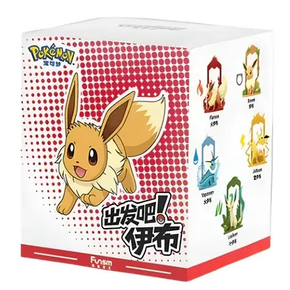 Funism Eevee Blind Box Red - Ta chansen
