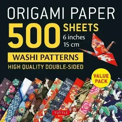 Origami Paper 500 Sheets Japanese Washi Patterns 6 15 Cm | Nyhet