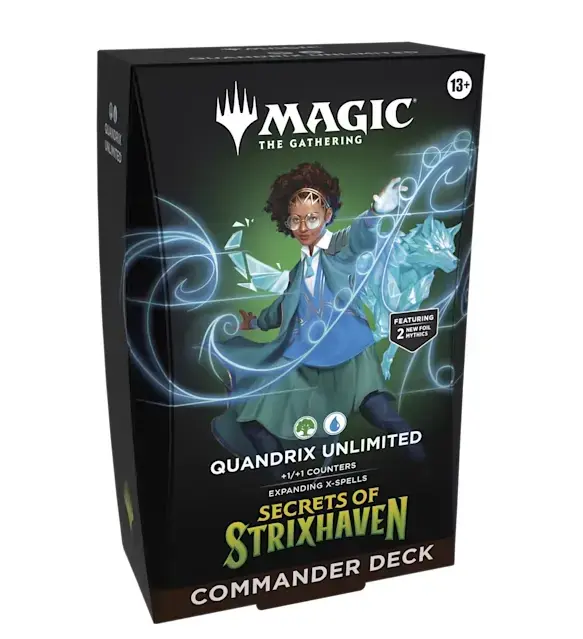 Kanonerbjudande - Magic The Gathering Secrets of Strixhaven Commander Deck - Quandrix Unlimited